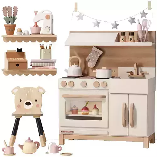 MILTON and GOOSE Play Kitchen Toy and Decor for kids