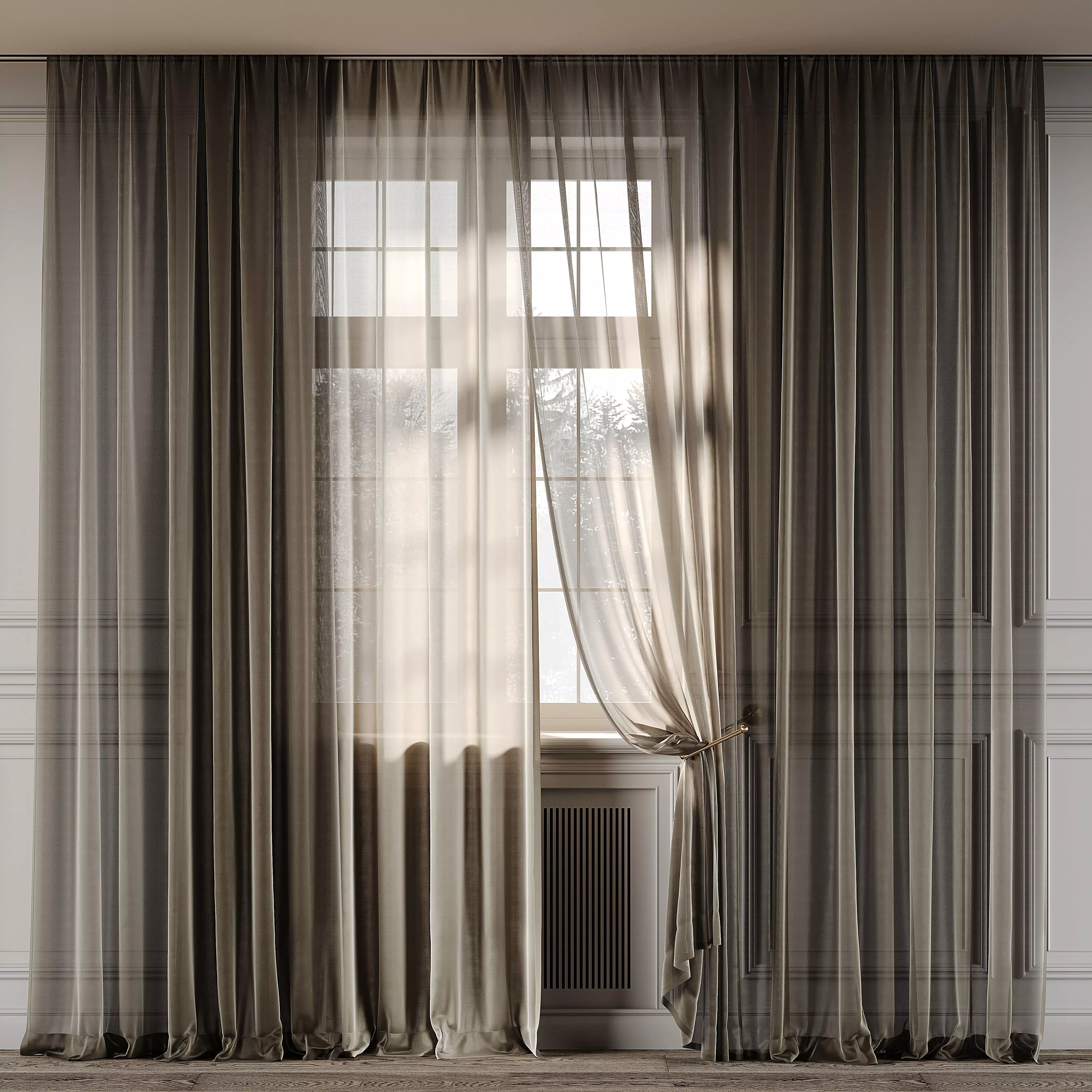 CURTAINS 566C 3D model