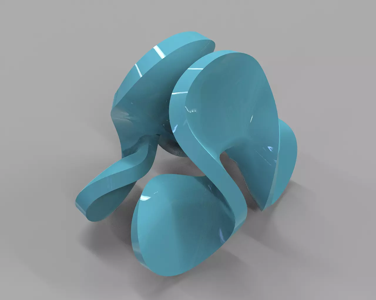 geometric modern art gm4 3D print model_0