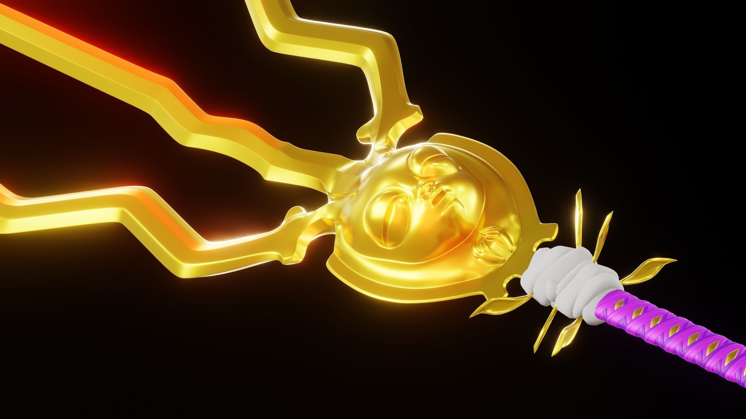 Konjiki Ashisogi Jizo 3D model_2