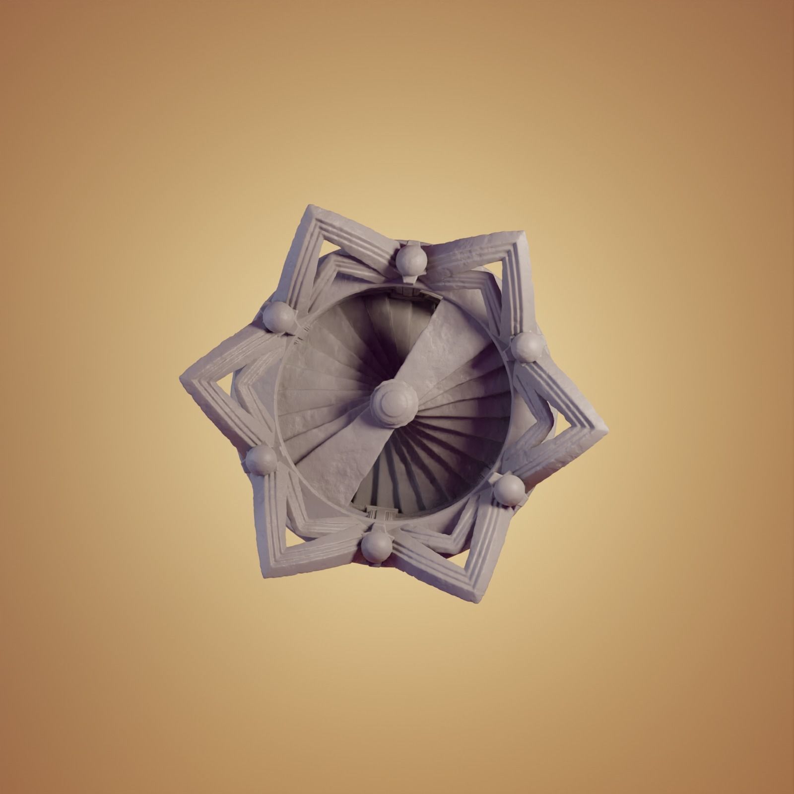 Dice tower-Double Revolution 3D print model_3