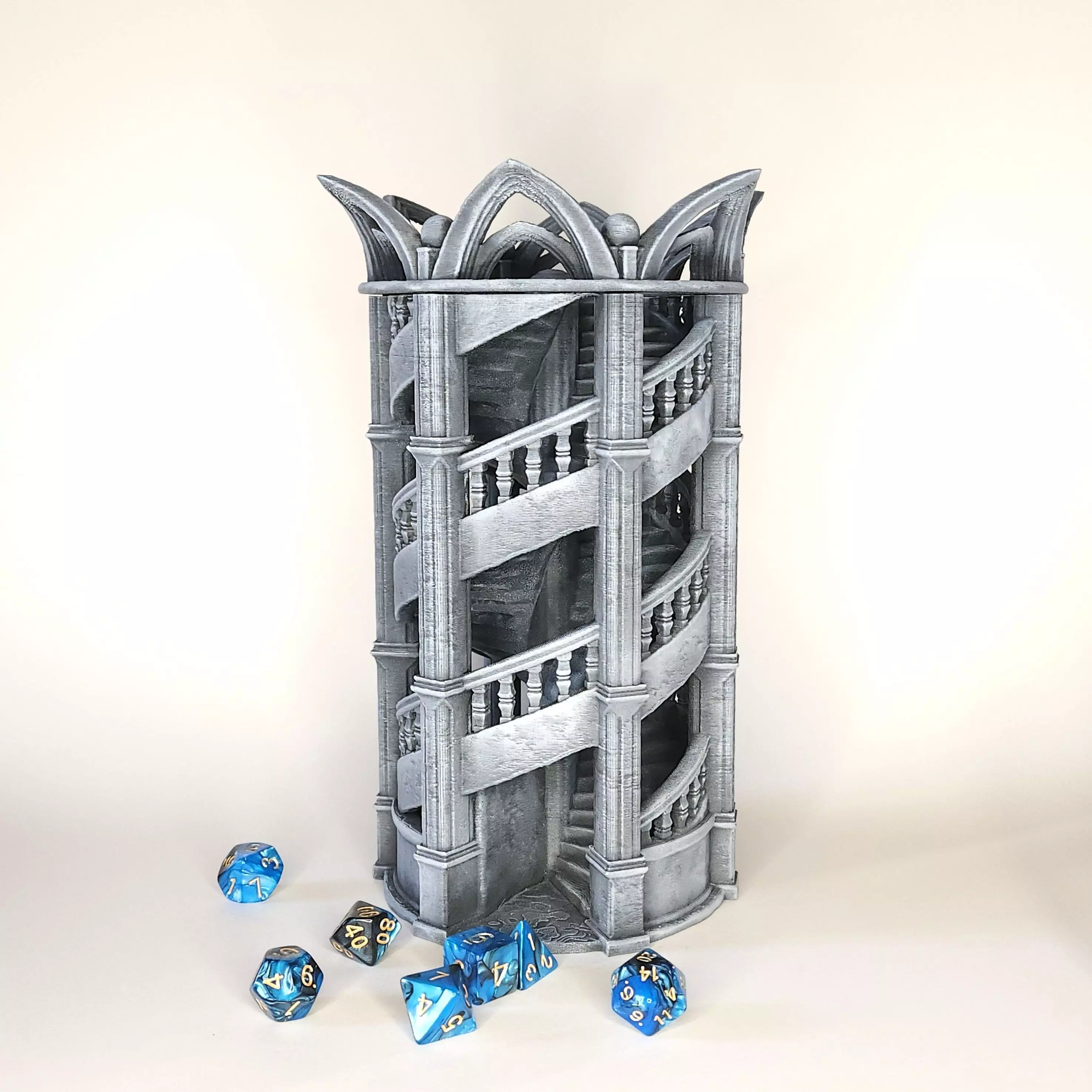 Dice tower-Double Revolution 3D print model_0