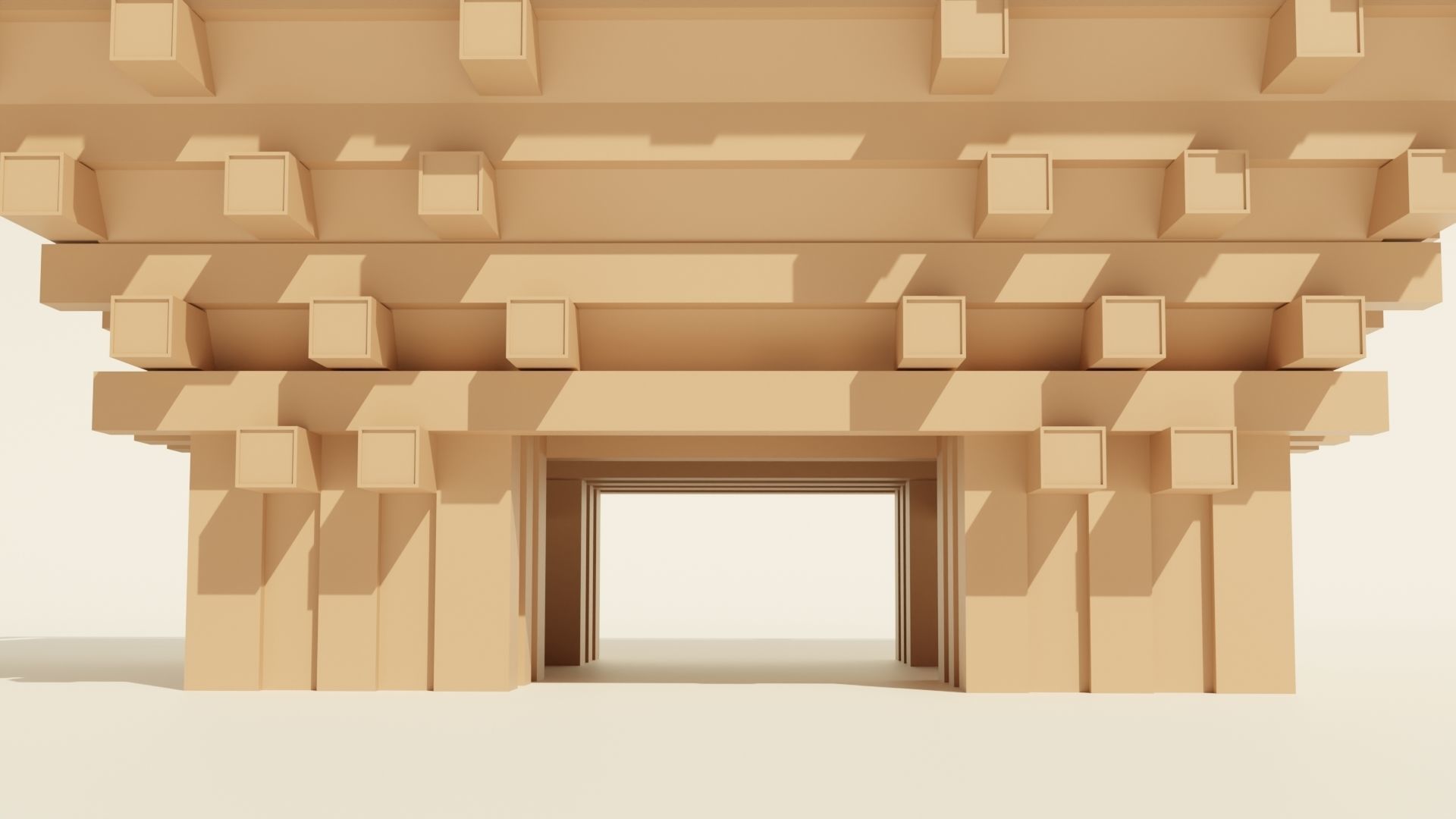 China Art Museum 3D print model_3