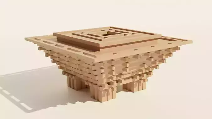 China Art Museum 3D print model