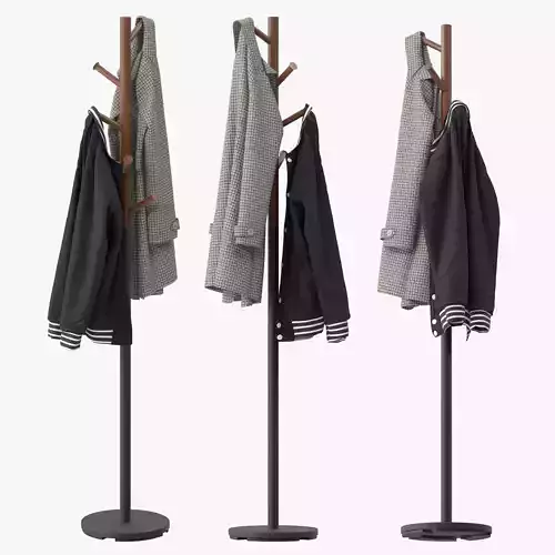Arbor Coat Rack 3D model