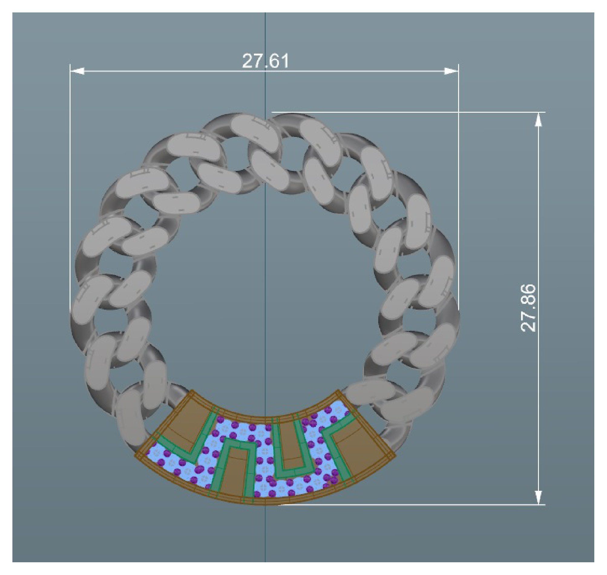 Chain 400 3D print model_88