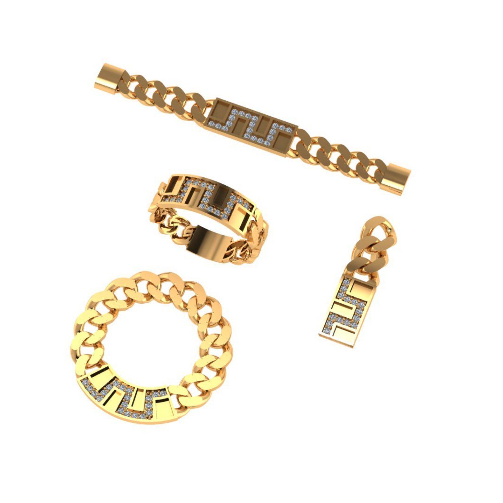 Chain 400 3D print model_80