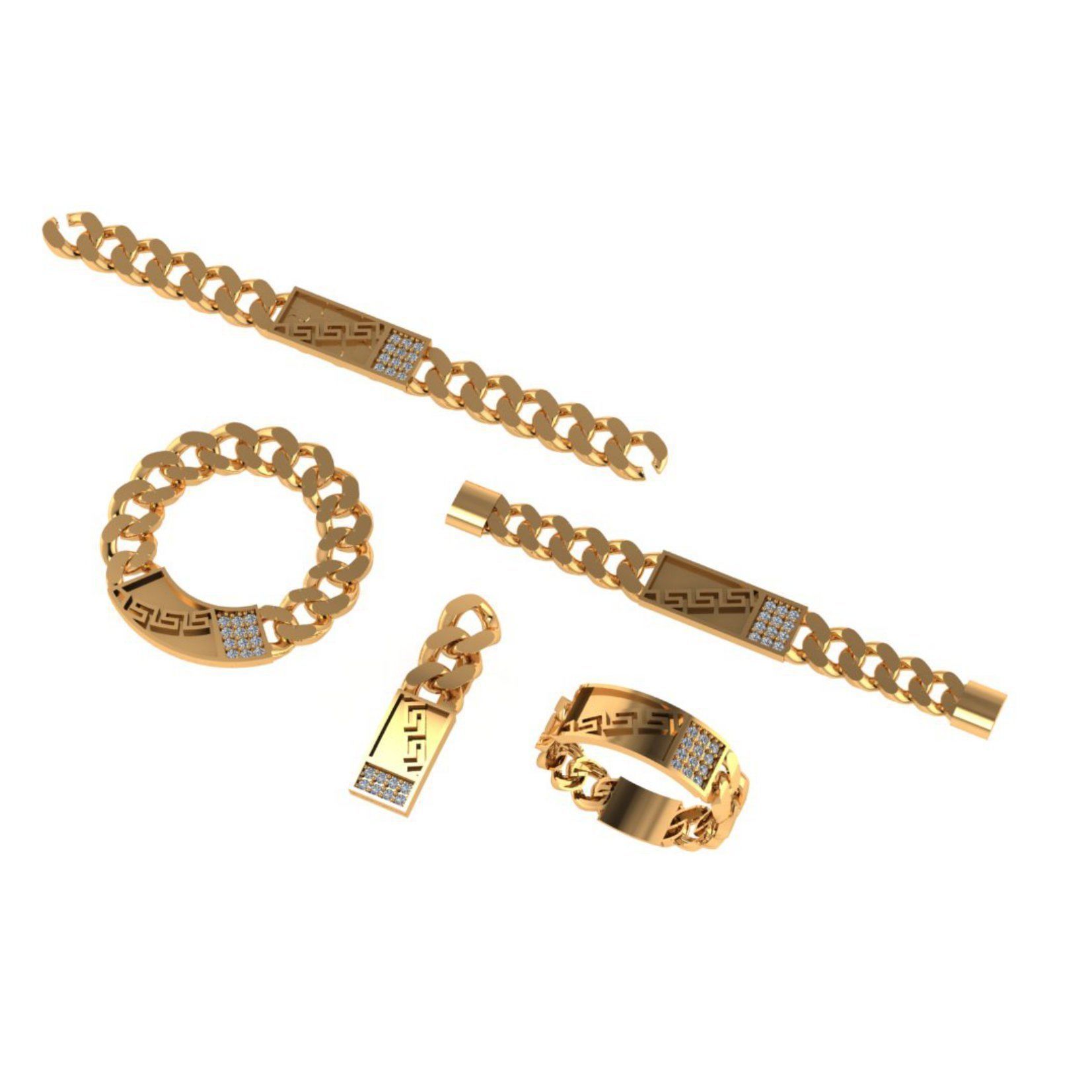 Chain 400 3D print model_75