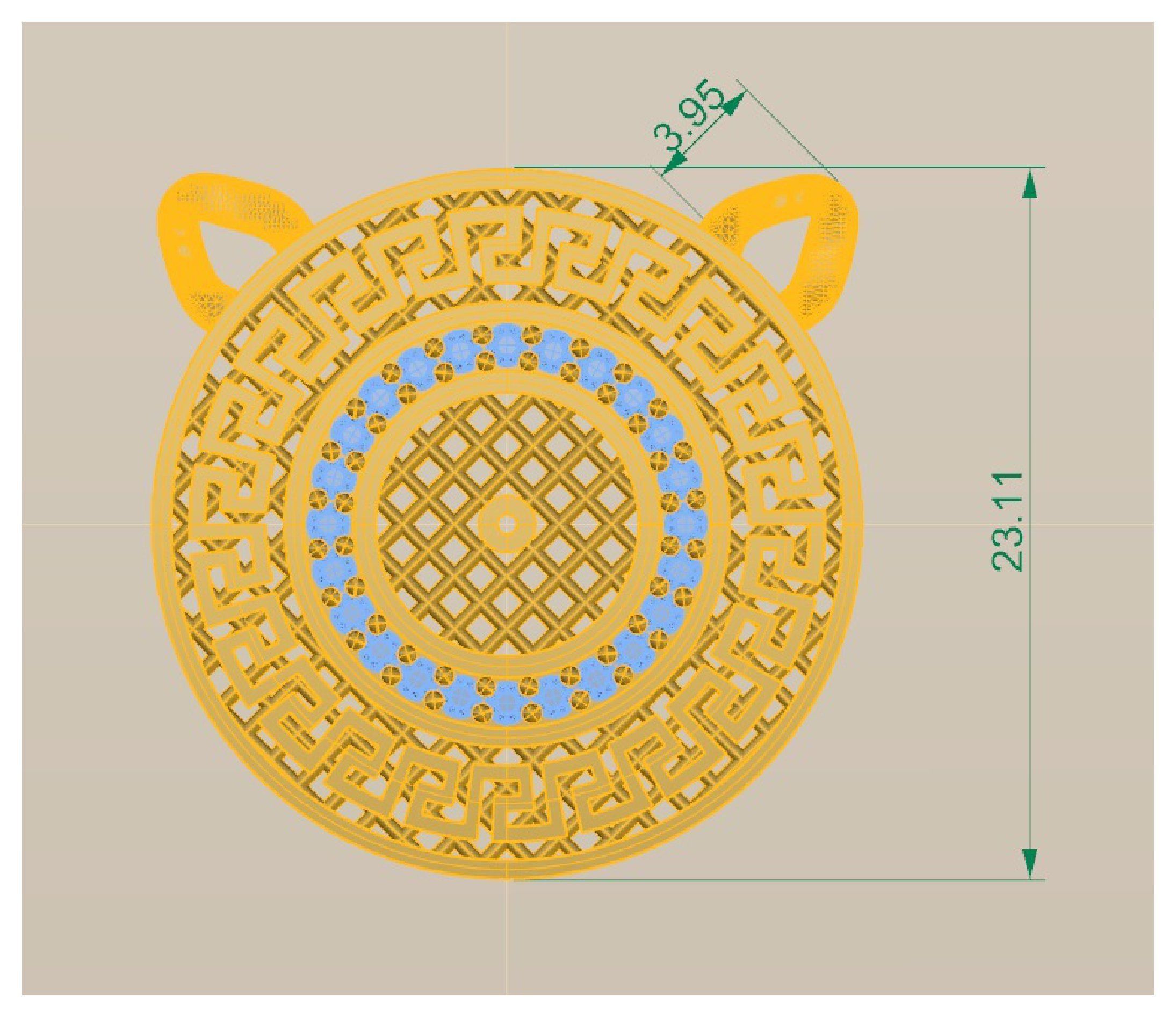 Chain 400 3D print model_13