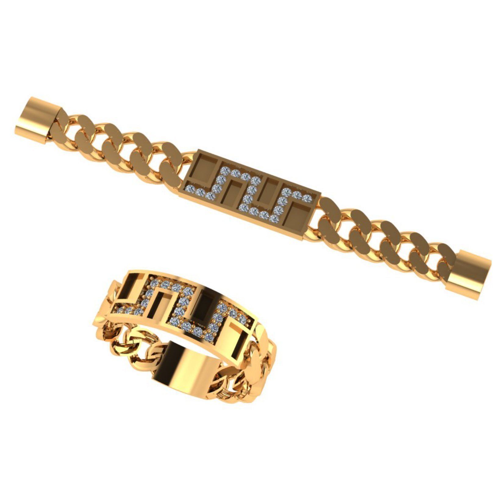 Chain 400 3D print model_86