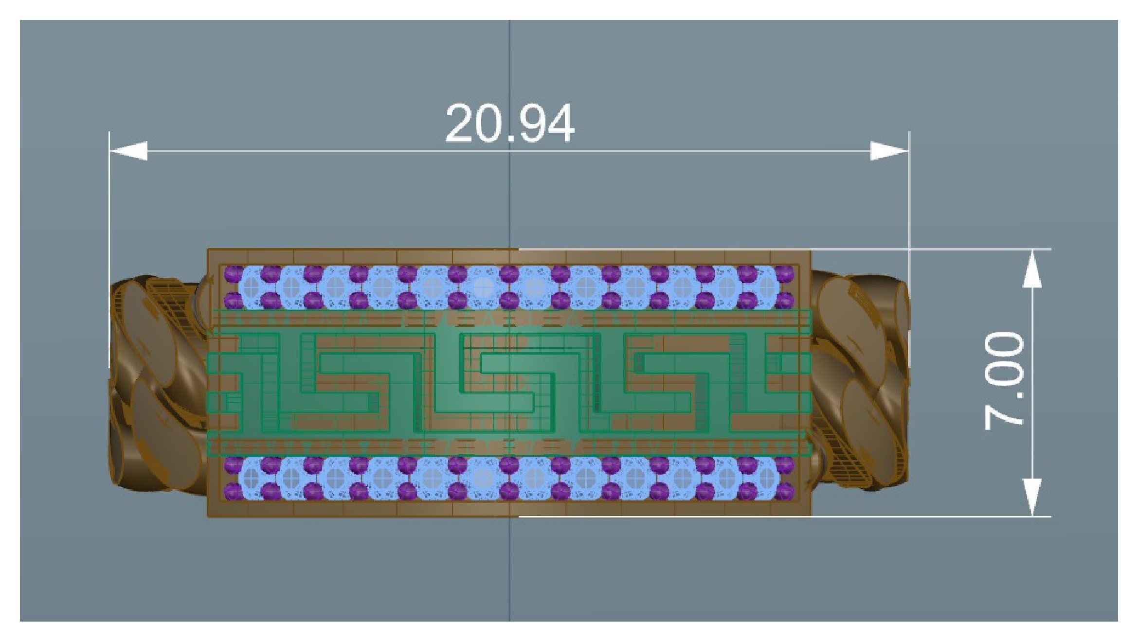 Chain 400 3D print model_79
