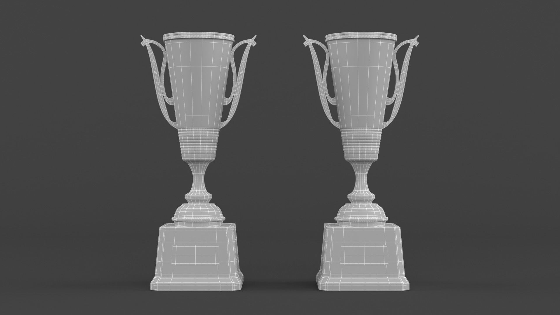 Trophy Cups 3D model_7