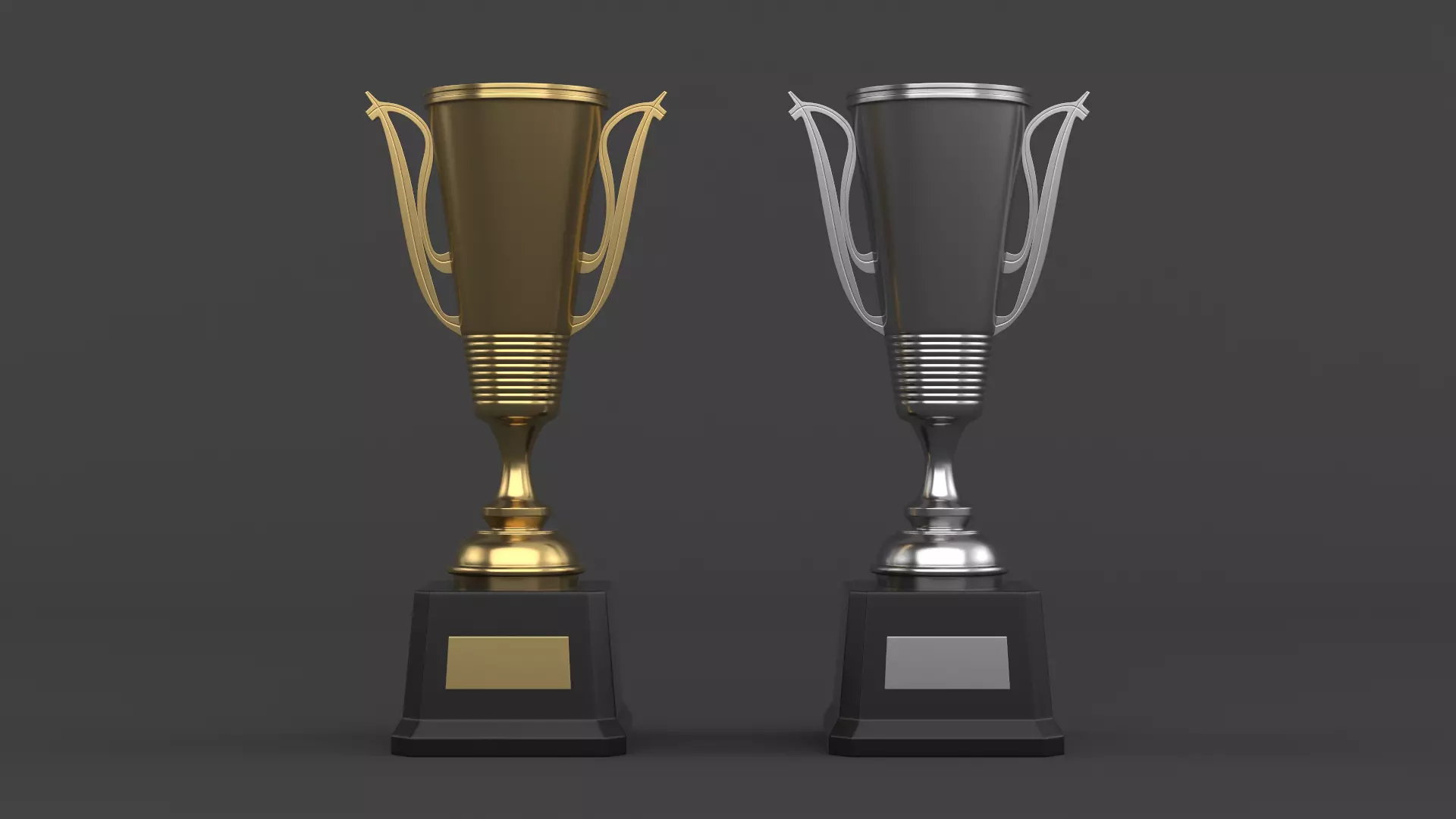 Trophy Cups 3D model_0