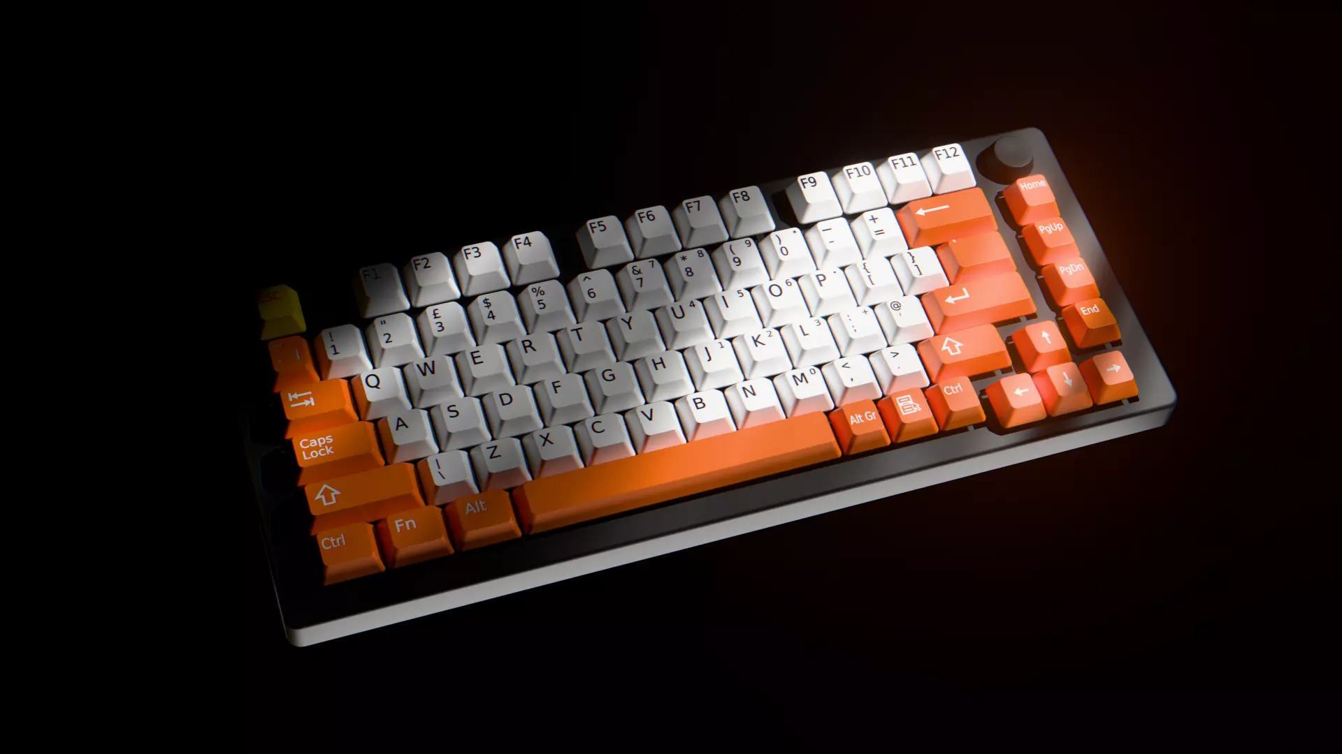 Mechanical Keyboard- OEM Key Profile 3D model
