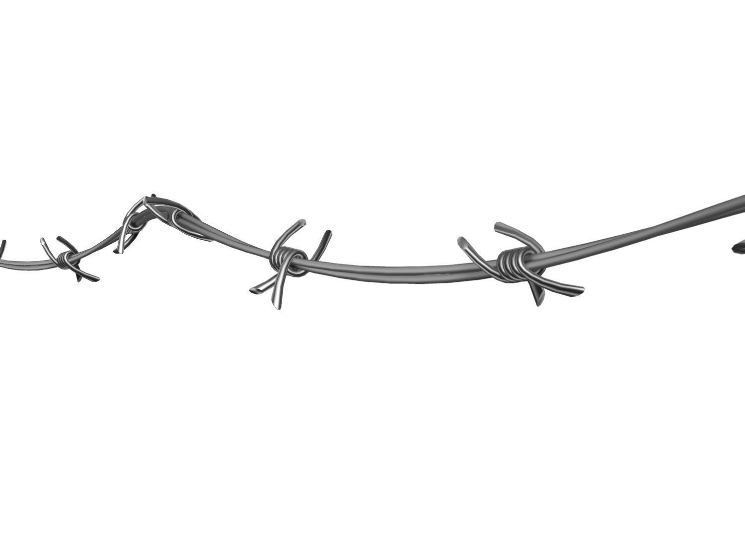 Barbed Wire 3D model_8