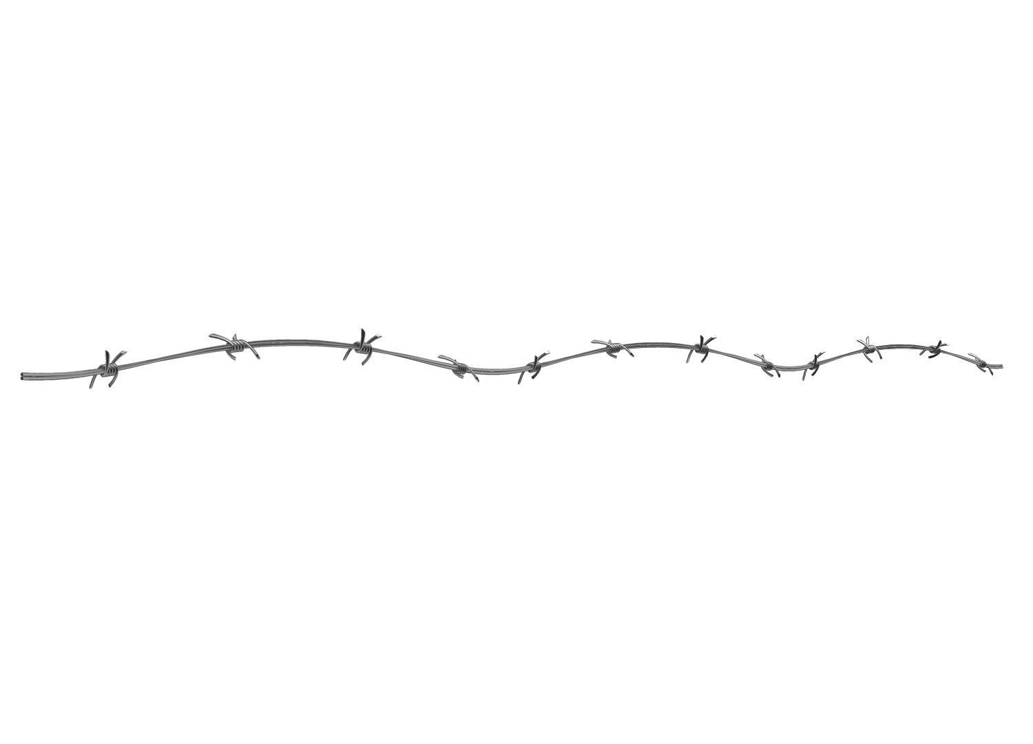 Barbed Wire 3D model_6