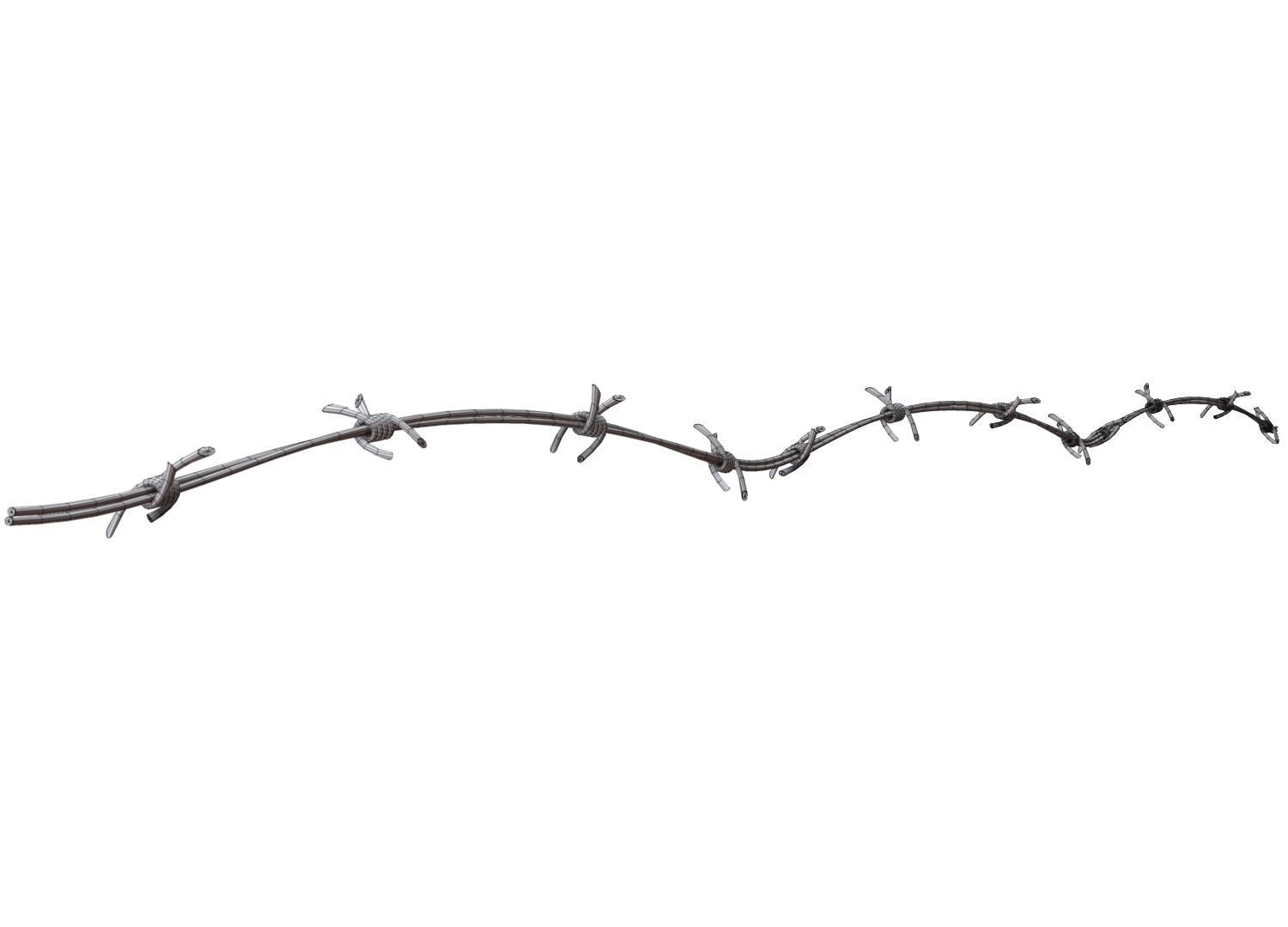 Barbed Wire 3D model_13