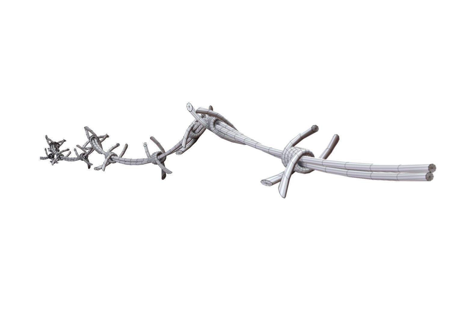 Barbed Wire 3D model_16