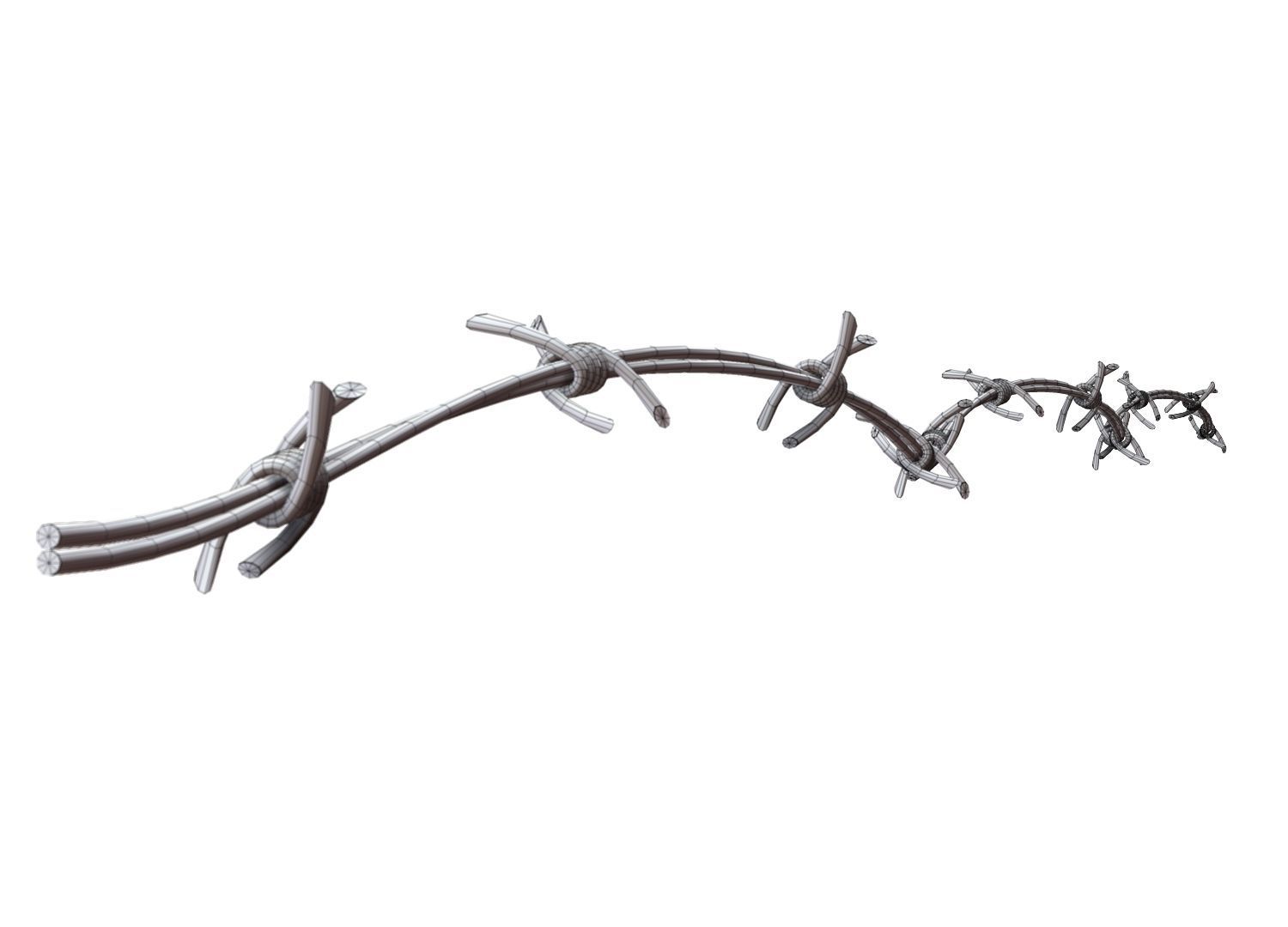Barbed Wire 3D model_18