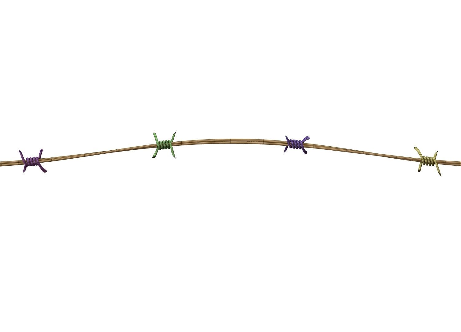 Barbed Wire 3D model_20