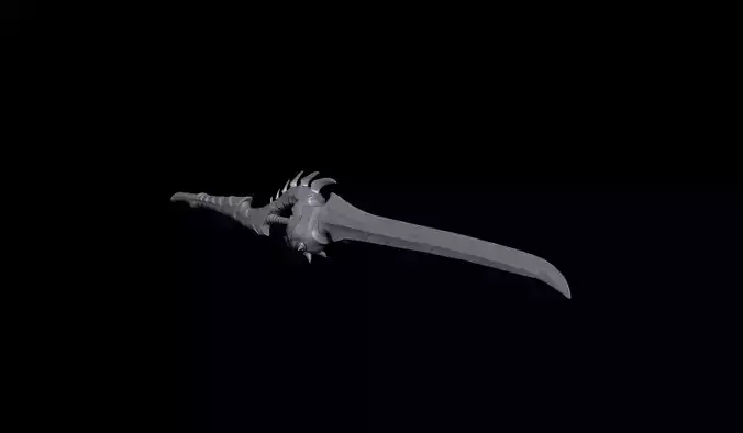 Monster Hunter Sword Cosplay - Gore Magala Longsword STL 3D print model