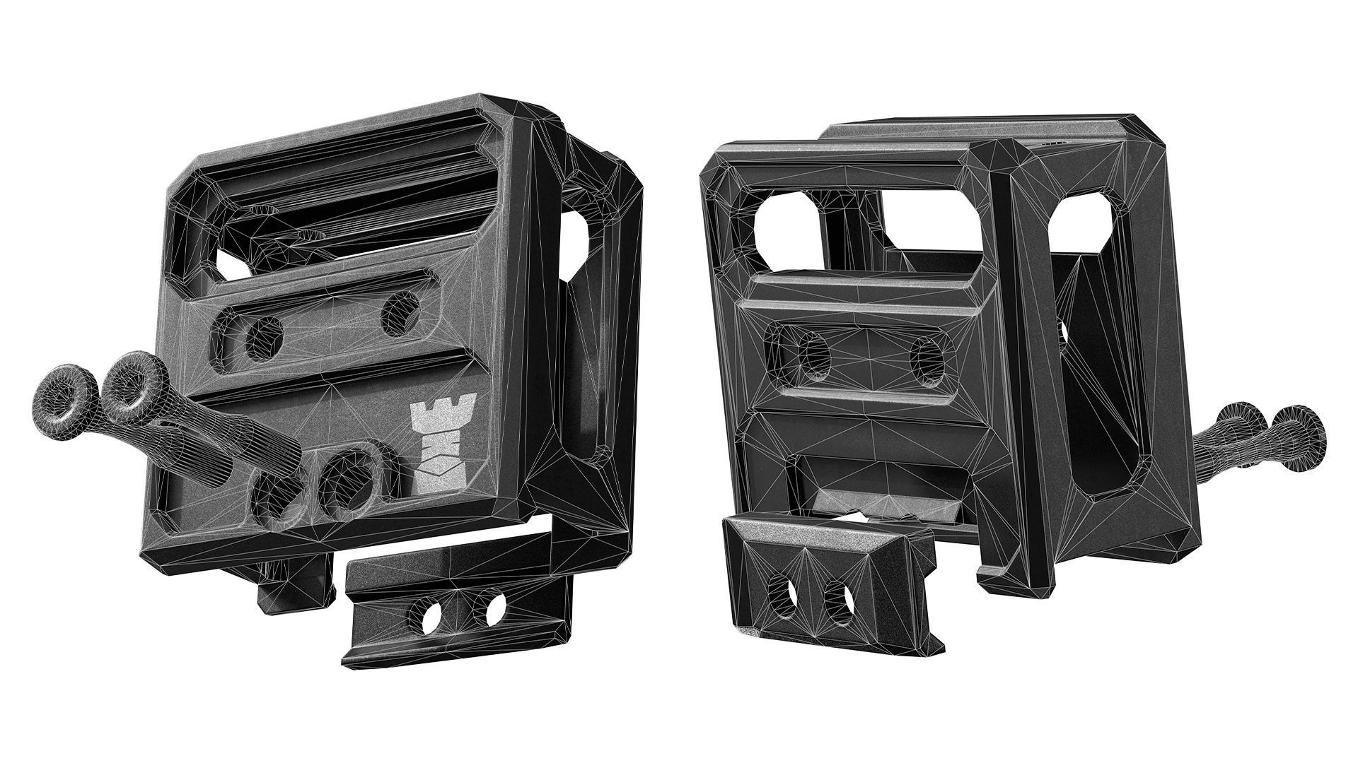 FRT 226 OPTIC MOUNT Low-poly 3D model_13