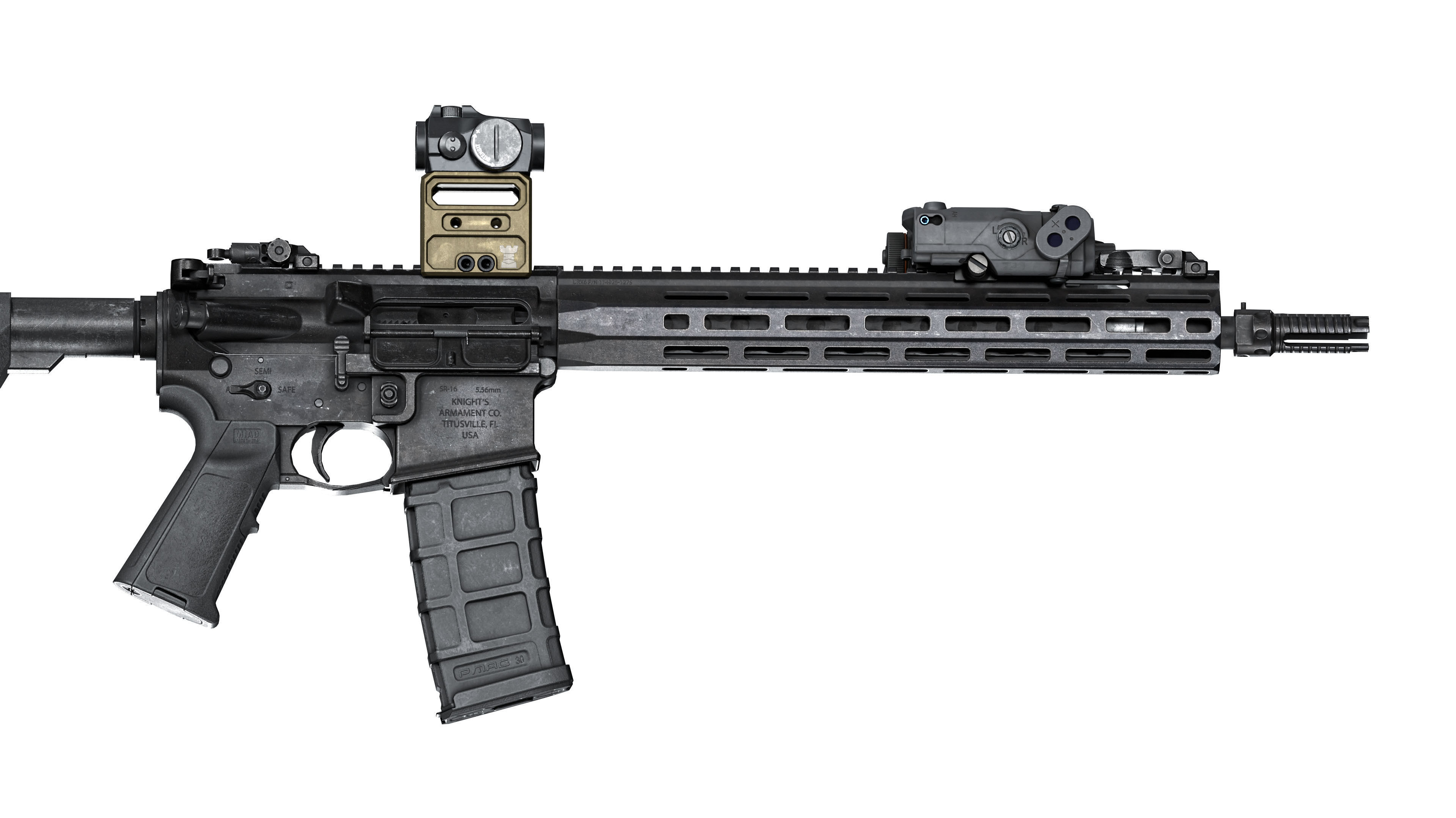 FRT 226 OPTIC MOUNT Low-poly 3D model_11