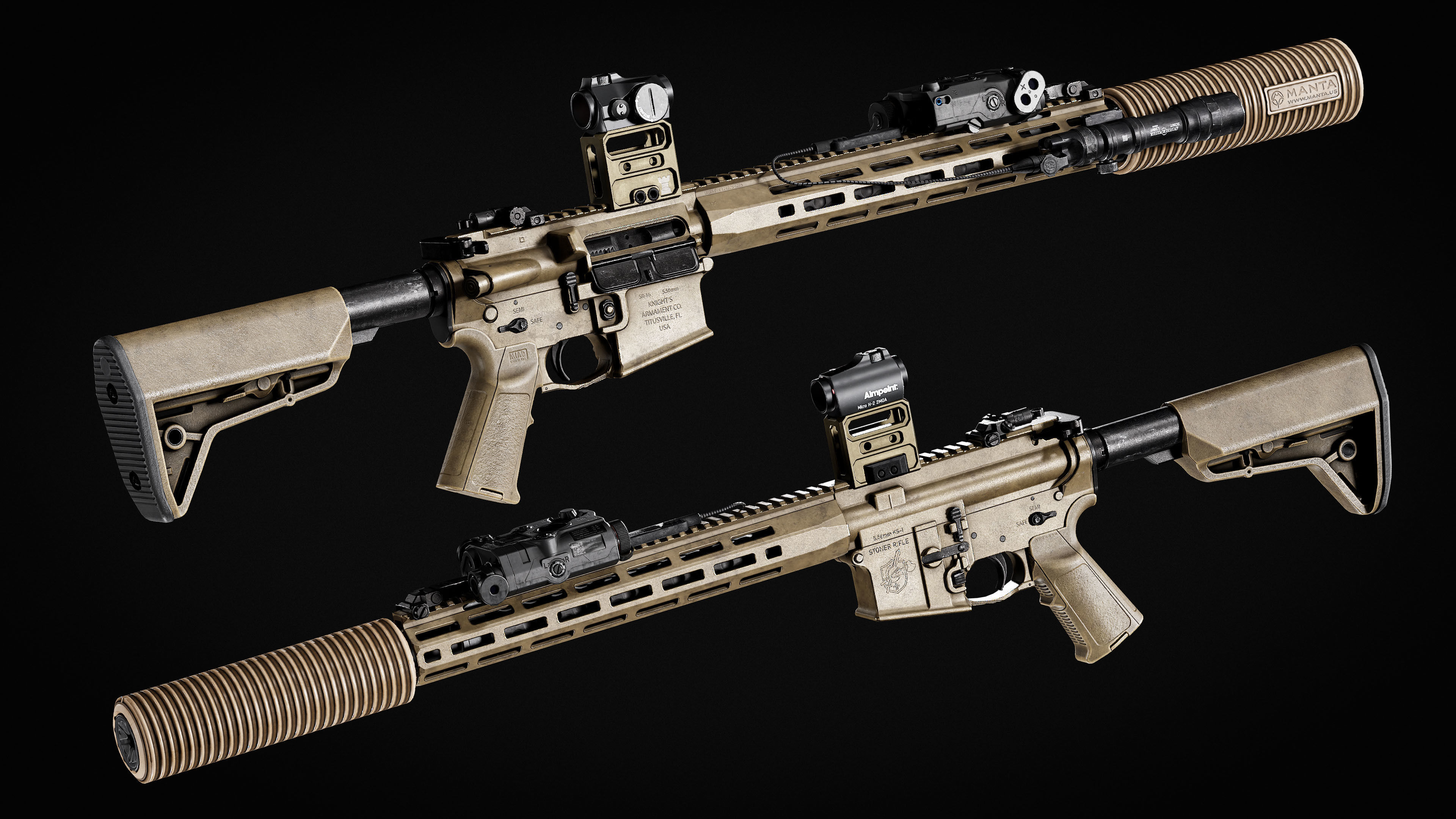 FRT 226 OPTIC MOUNT Low-poly 3D model_3