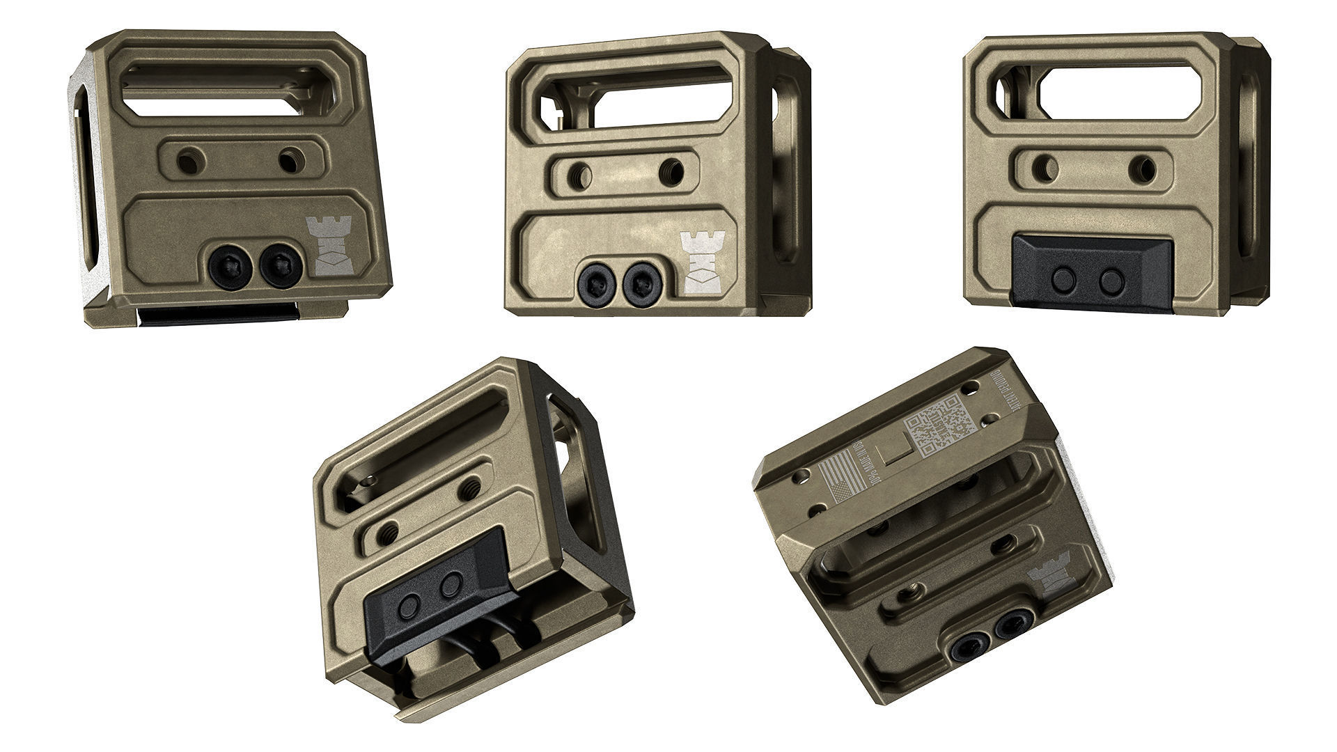 FRT 226 OPTIC MOUNT Low-poly 3D model_4