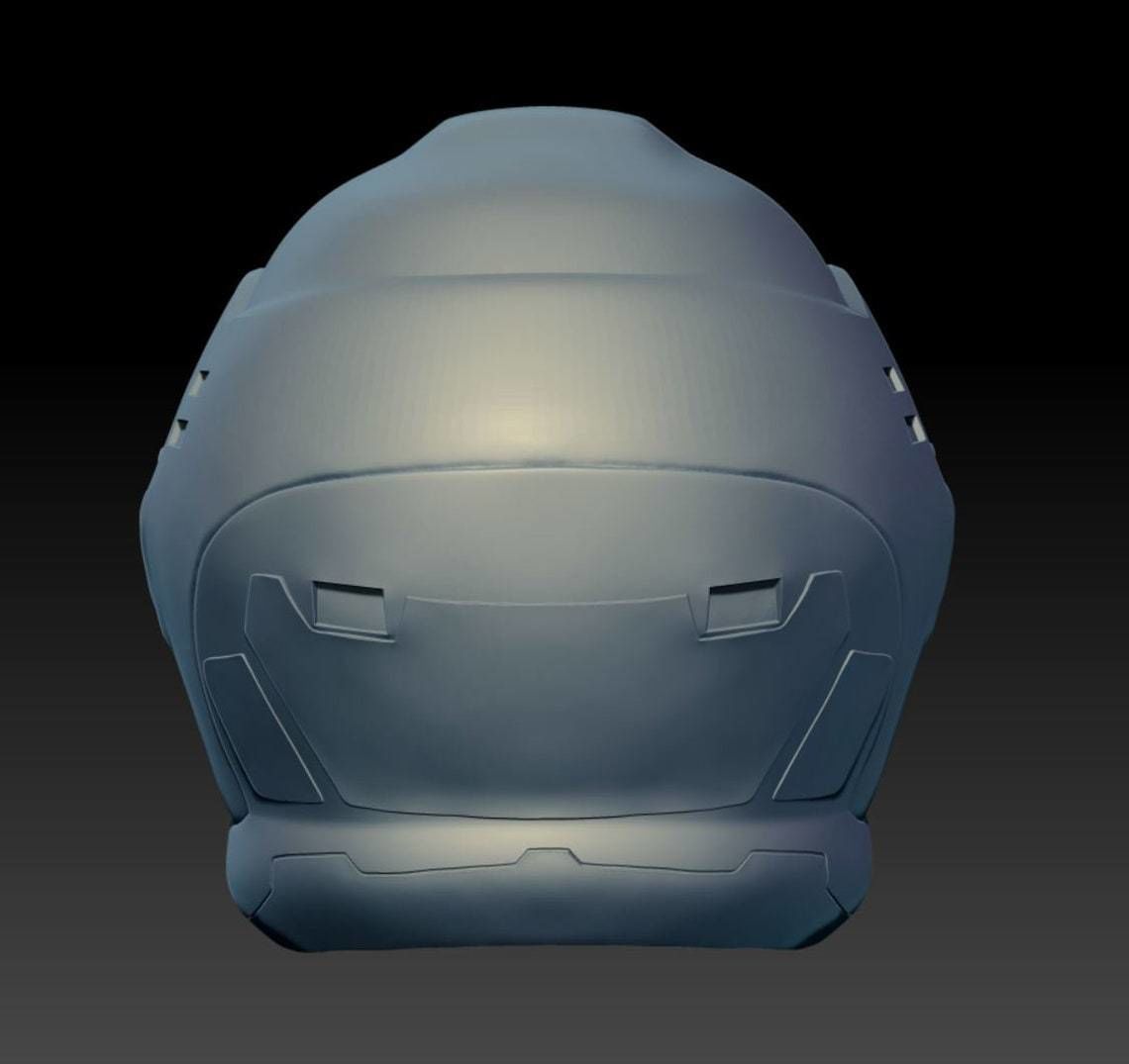 Doom Helmet STL 2 - Doom Eternal Slayer Doomguy Helmet Cosplay 3D print model_2