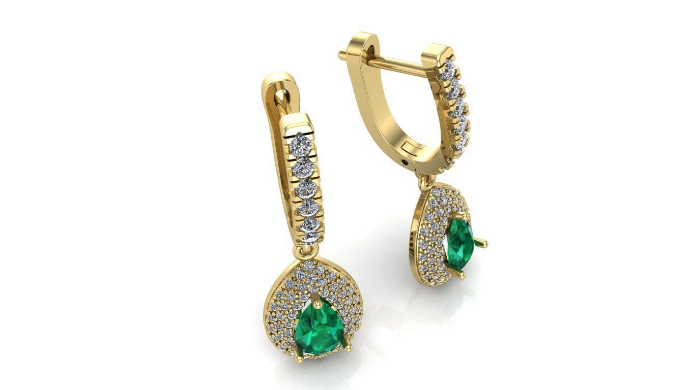 Earrings 3D print model_5