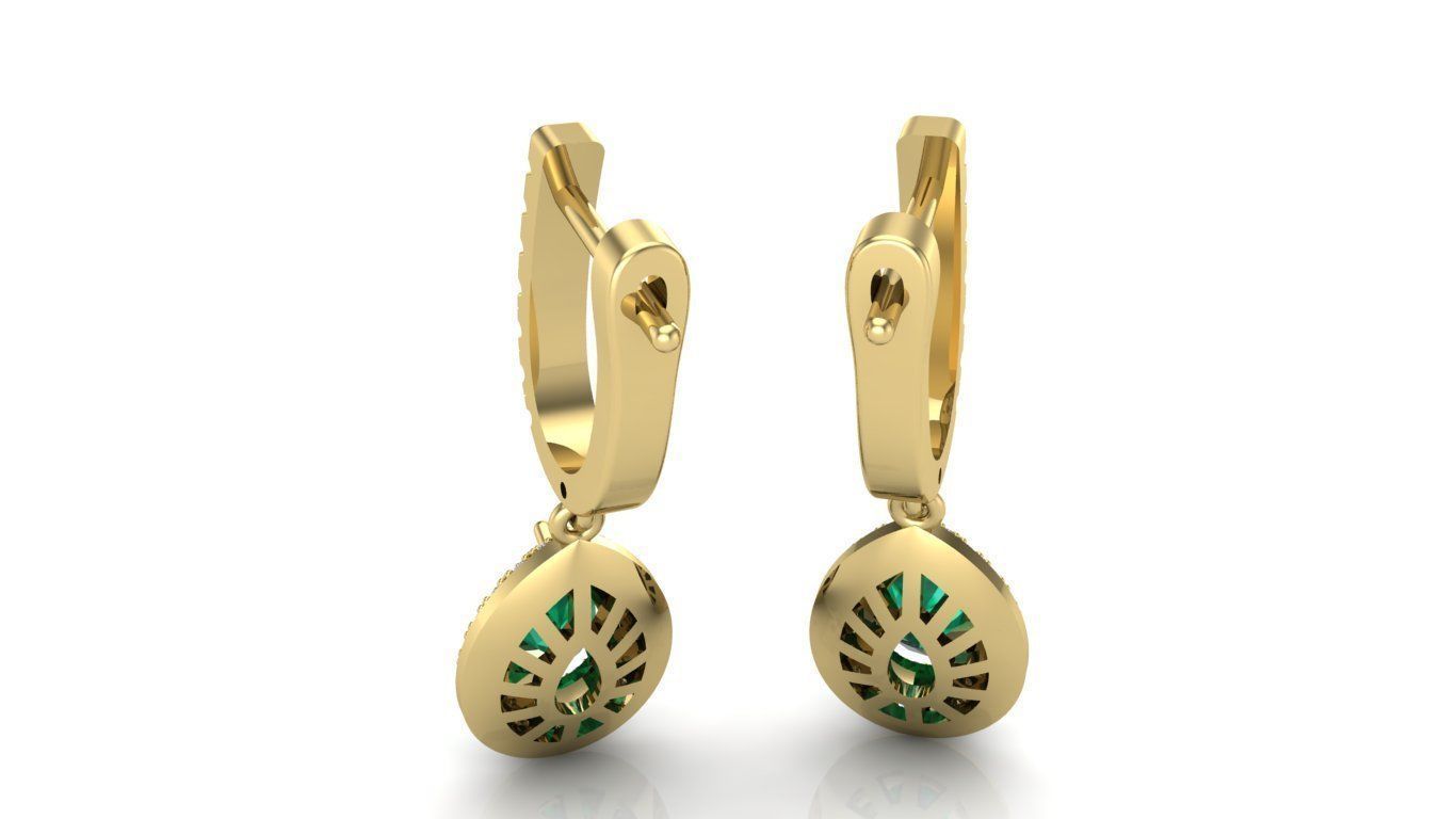 Earrings 3D print model_6