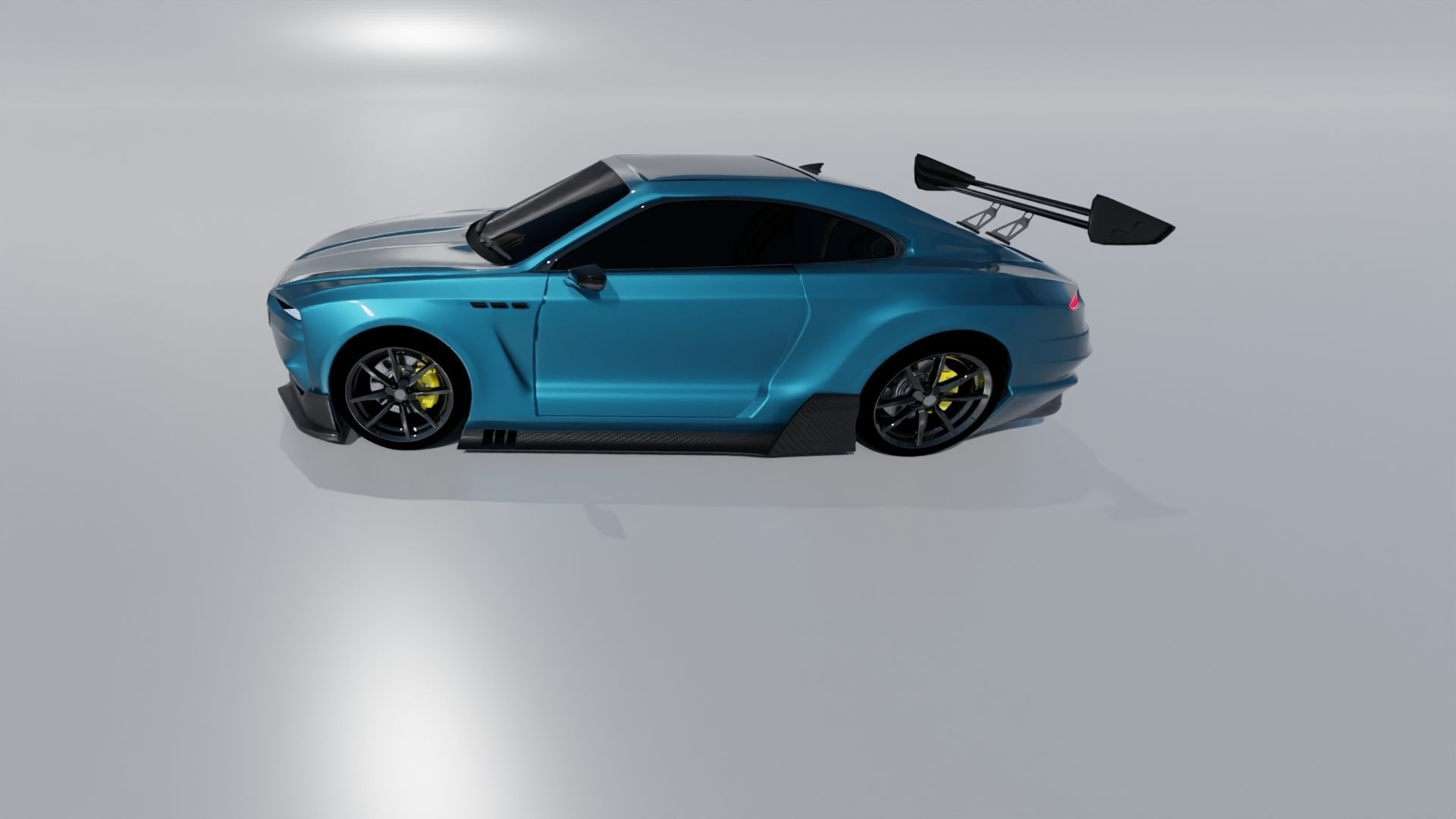 3D Car Low-poly 3D model_11