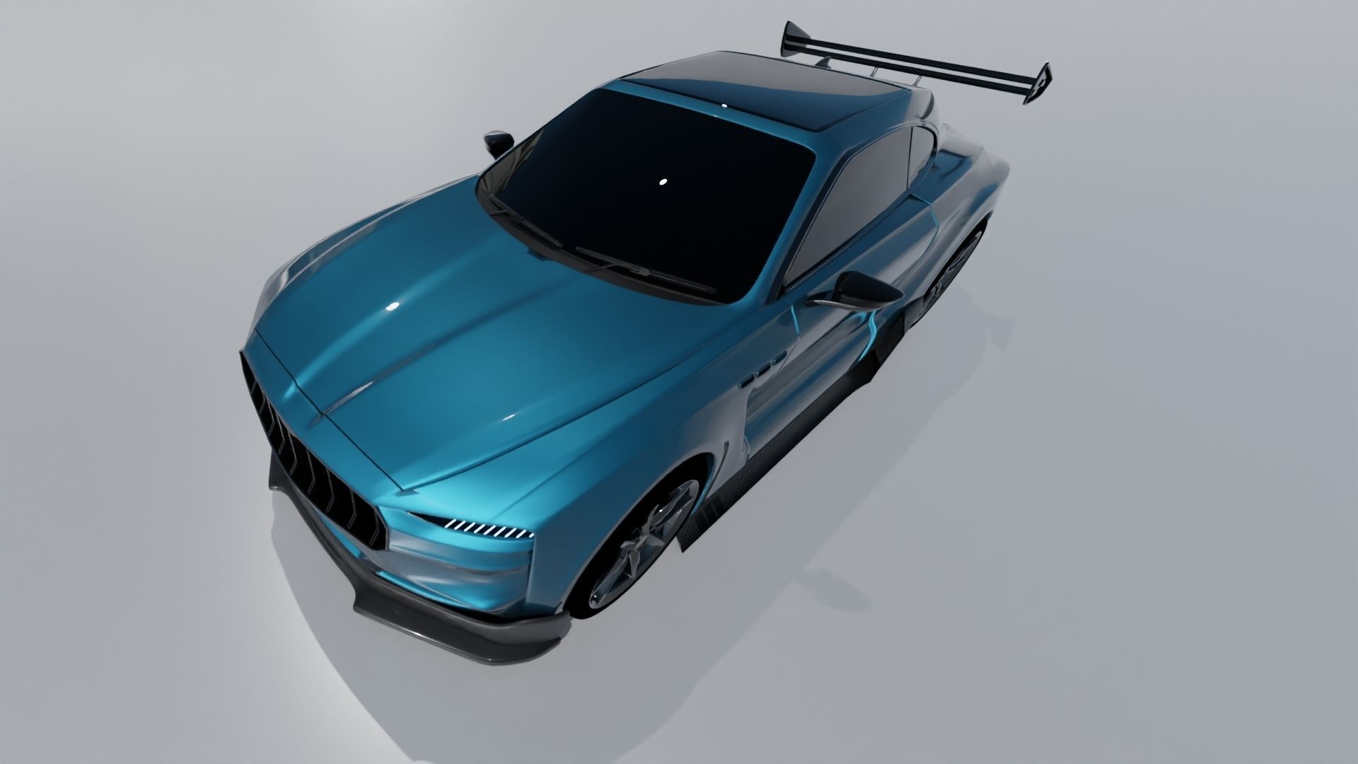 3D Car Low-poly 3D model_1
