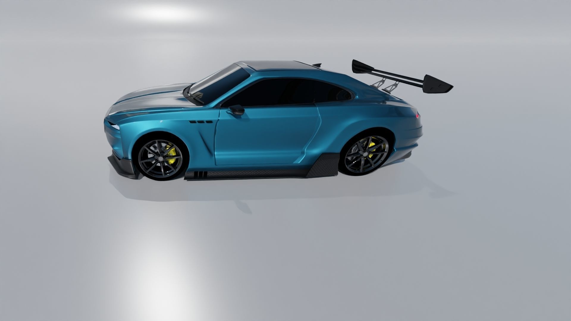 3D Car Low-poly 3D model_5