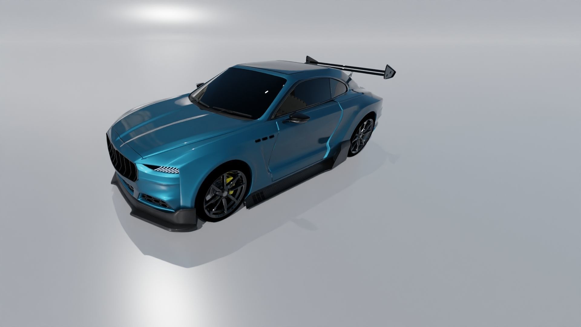 3D Car Low-poly 3D model_6