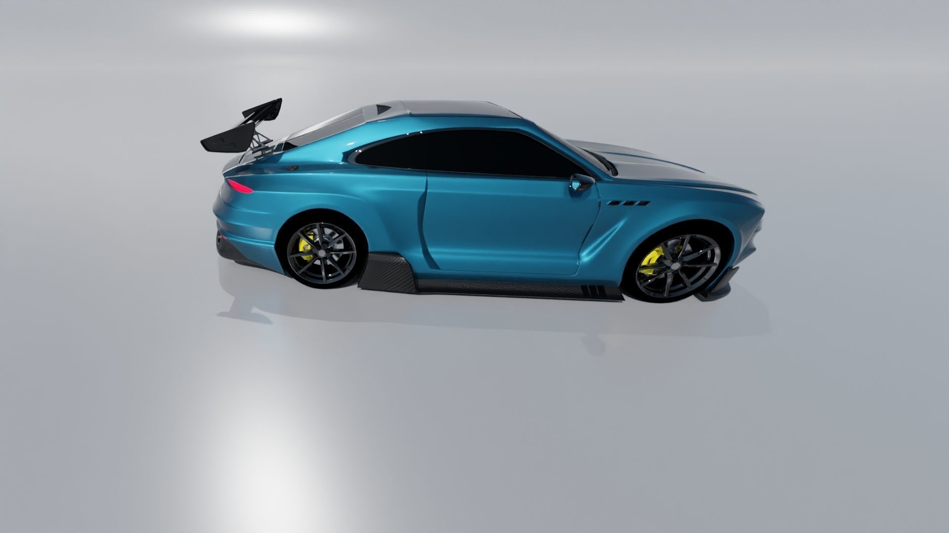 3D Car Low-poly 3D model_8