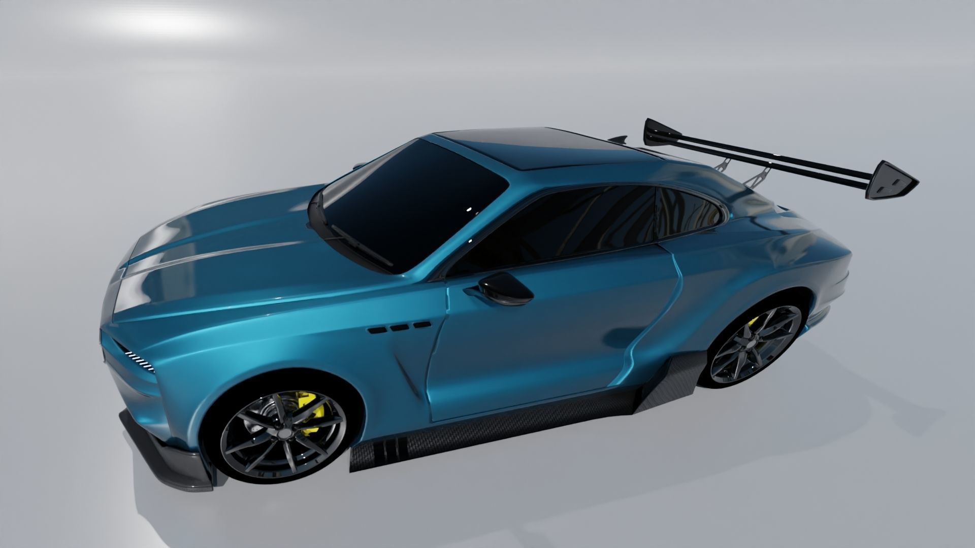 3D Car Low-poly 3D model_2