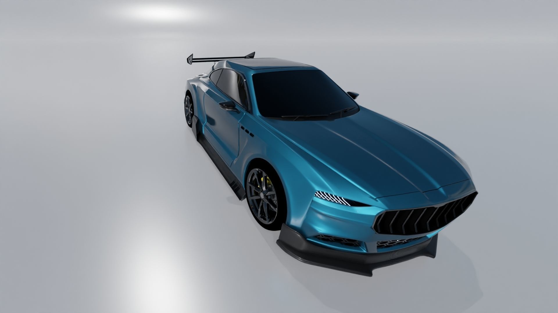 3D Car Low-poly 3D model_7