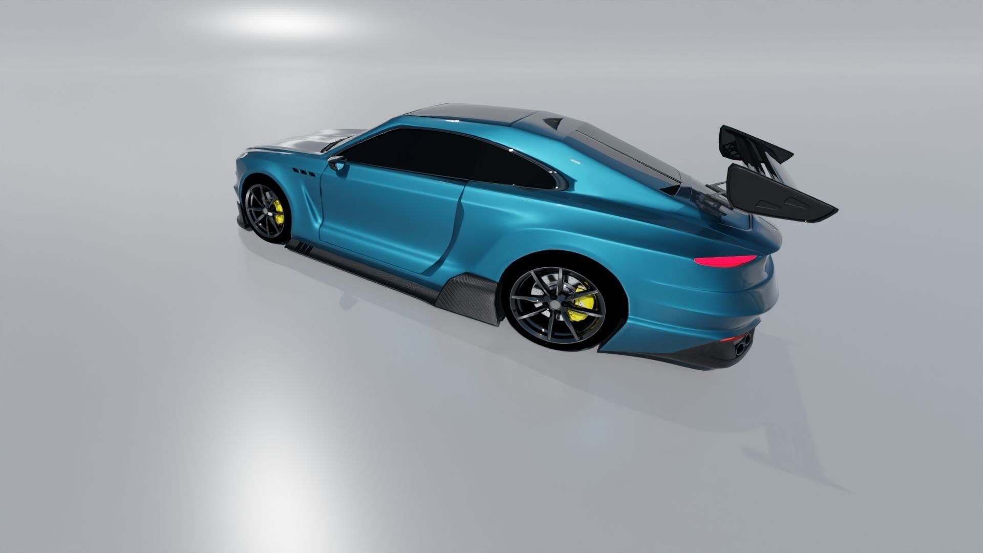 3D Car Low-poly 3D model_10