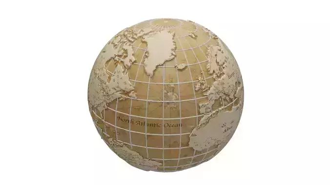 Earth Globe 3d model 3D model