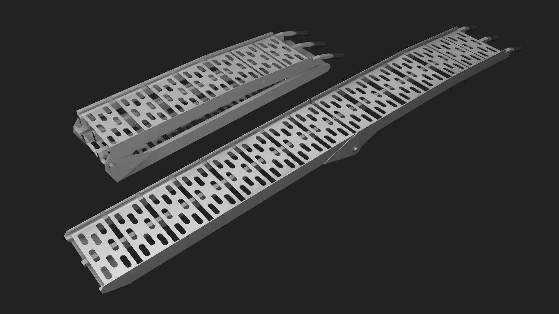 Loading ramp Sand track ladder R2 3D model