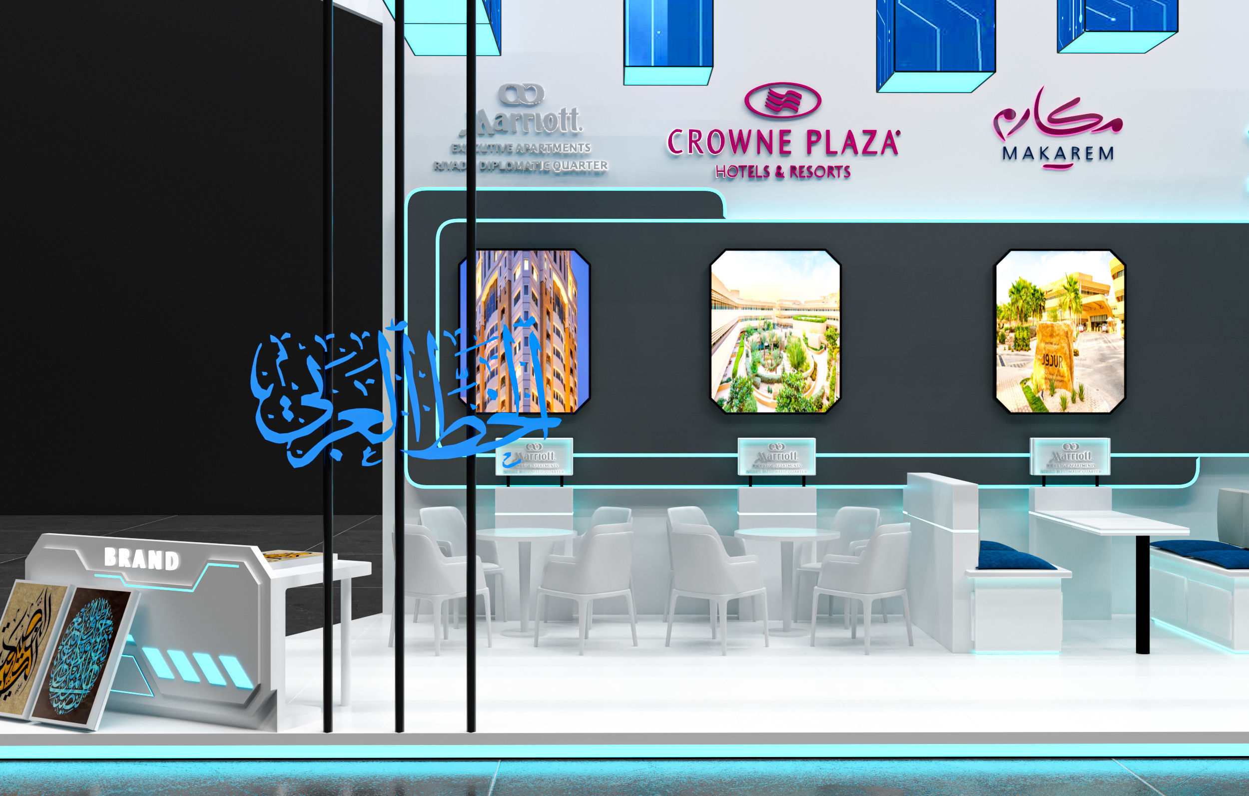 Booth 6x12  3D model_6