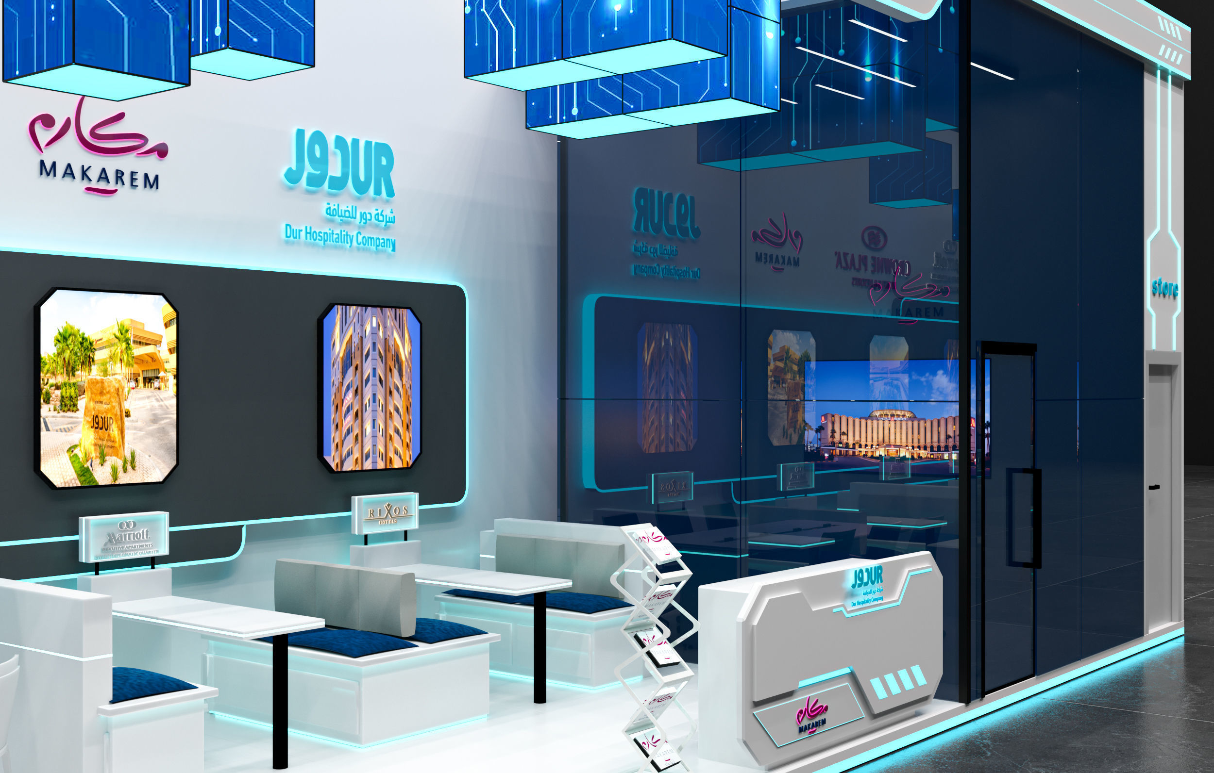 Booth 6x12  3D model_11