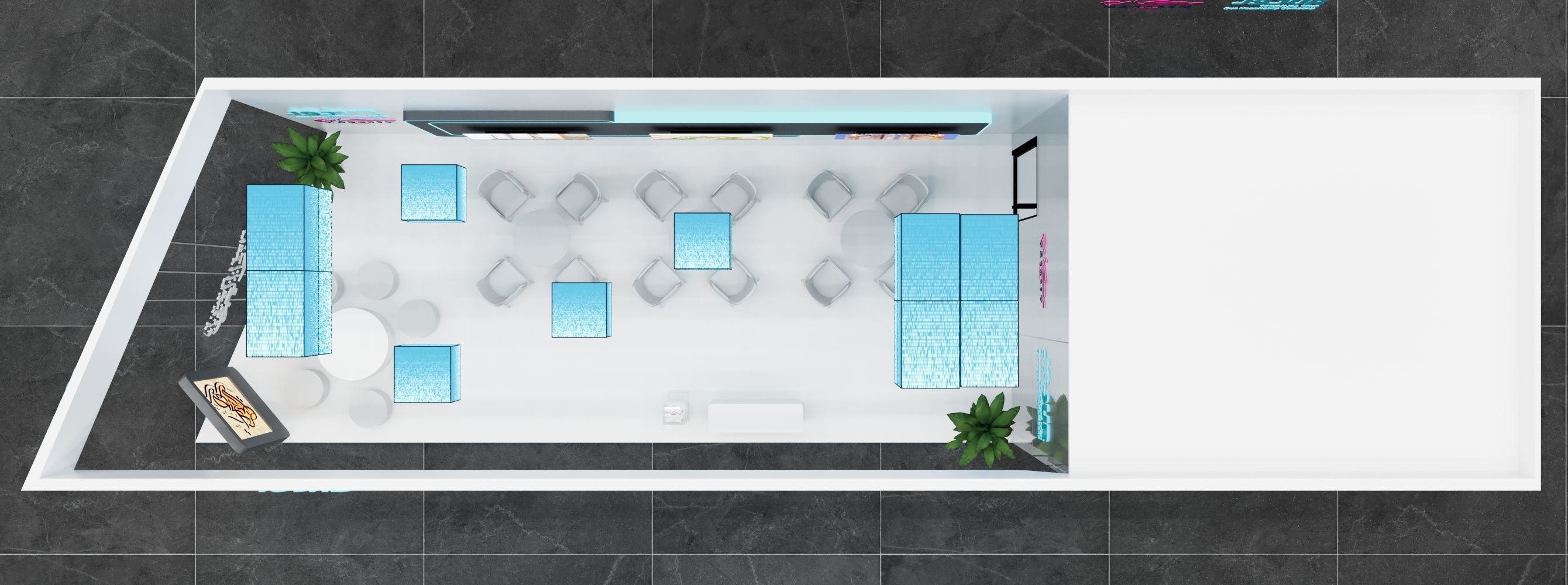 Booth 6x12  3D model_5