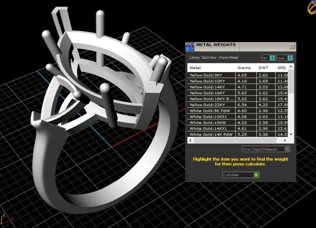 Engagement rings 3D print model_8