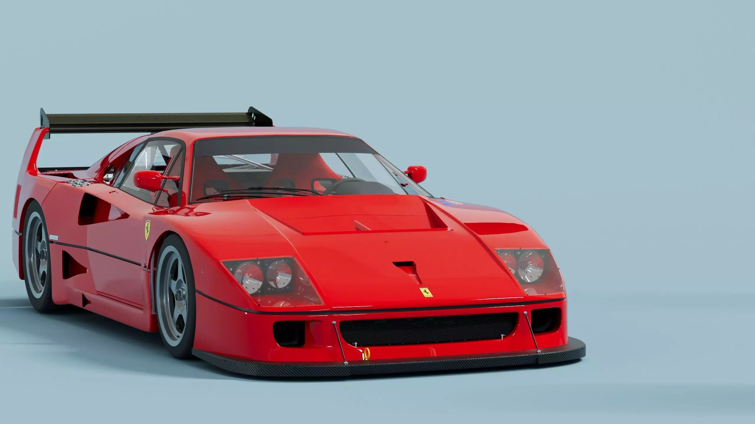 Ferrari F40LM 3d Model 3D model