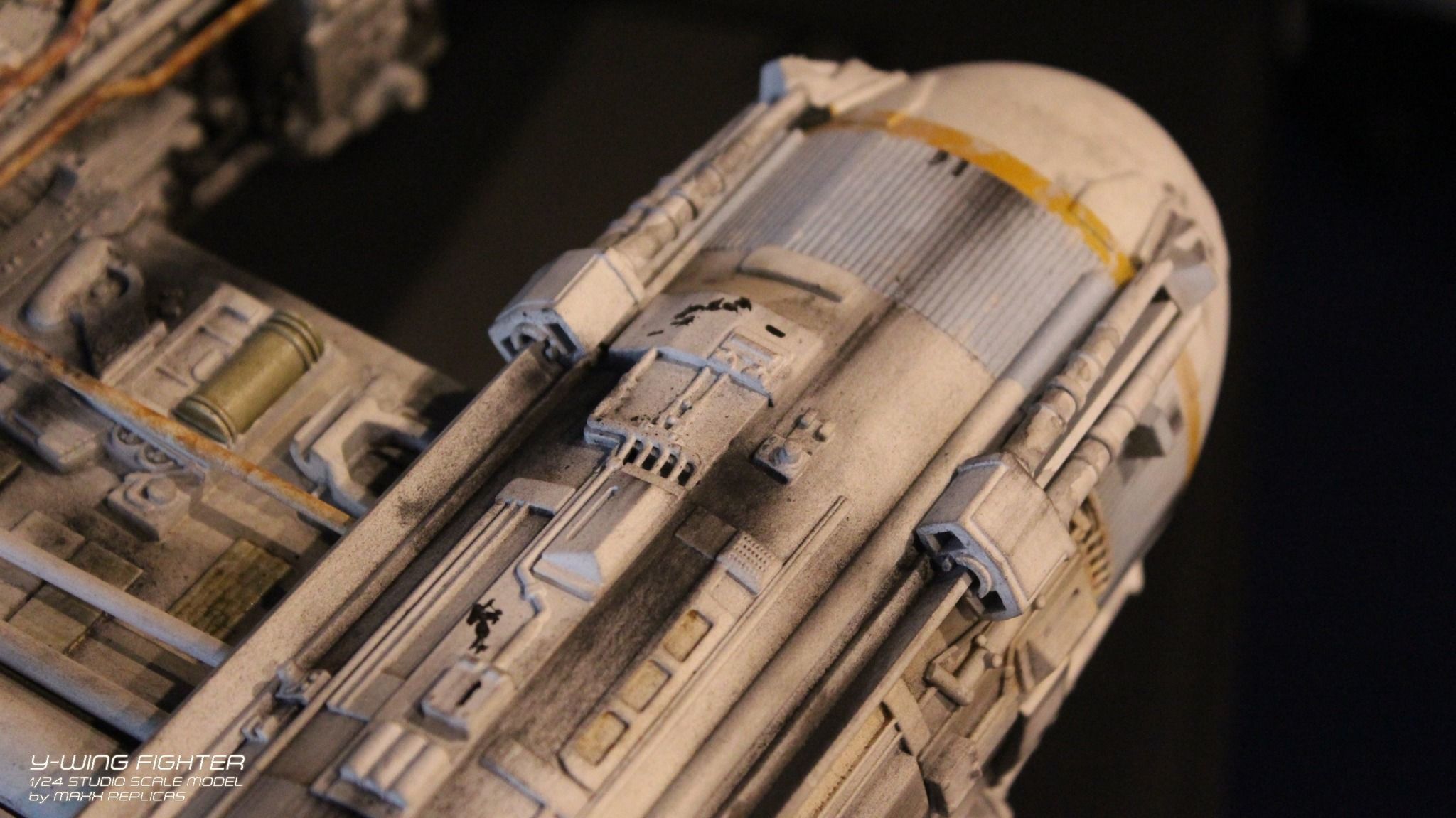 Y-WING GOLD LEADER STUDIO SCALE REPLICA 3D print model_6