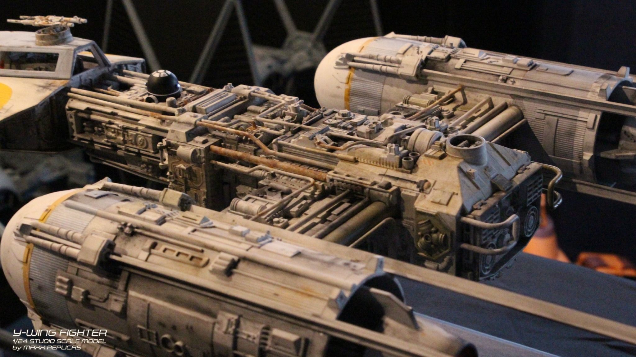 Y-WING GOLD LEADER STUDIO SCALE REPLICA 3D print model_11