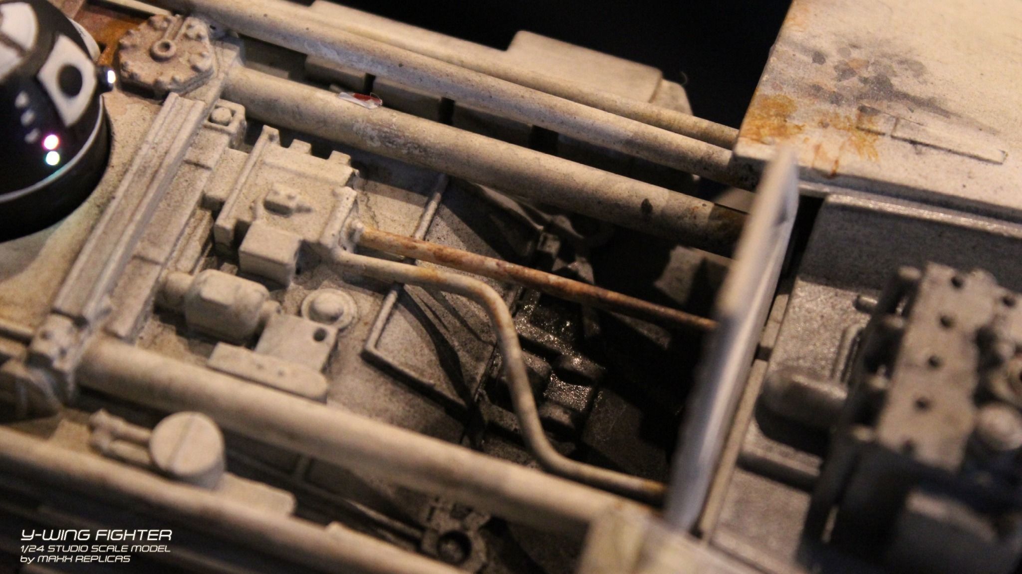 Y-WING GOLD LEADER STUDIO SCALE REPLICA 3D print model_7